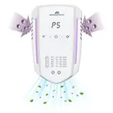 Morrerfresh Geruchsvernichter für Zuhause und Katzentoilette, Hundedesodorierer, Poof Odor Eliminator, Haustierfreundlich, Lufterfrischer, Ozon-Geruchsentfernung, 99% Luftreiniger (weiß, Unparfümiert)