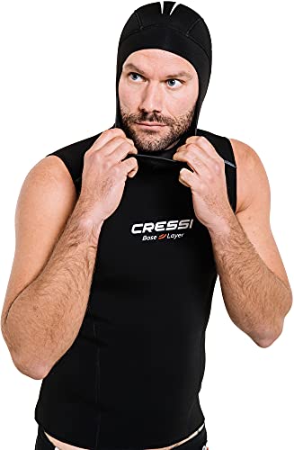 Cressi Base Layer Man 2.5mm - Tauchunterzieher Neopren 2.5mm, Schwarz, für Herren