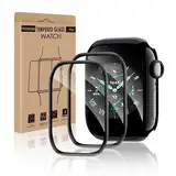 VSEER 2 Stück Schutzfolie für Panzerglas für Apple Watch Series 10 42mm, Ultra-HD Anti-Fingerabdruck Anti-Blasenfrei iWatch 42mm Displayschutzfolie, Frei von Staub Ultradünn Bruchsicher Glasfolie