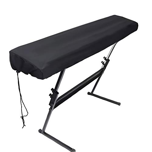 Ghopy Klavierdeckel, tragbar, wasserdicht, mit verstellbarer Kordel, Staubschutz, für 88/61 Keyboard (88 Tasten)