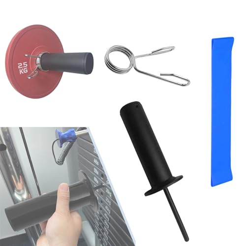 Gym Pin Extender für Gewichtsscheiben, Fitnessgeräte Latch Weight Stack Pin für 10mm x 80mm Gym Zubehör für die Kraftstation Magnet Stift Ø 10 mm für Gym Equipment Lifting Pin Geräte Power Stack Pin