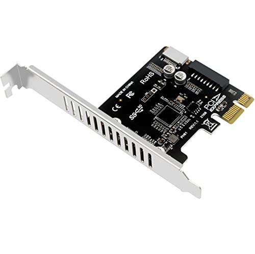 WANGCL PCIE USB 3.0 Karte Typ-c&USB Port Karten 5Gbps PCIE USB Adapter für Computer Gehäuse Front Port Erweiterung