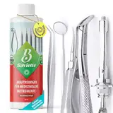 Baviette Pro-Cleaning Set: Probiotischer Reiniger für medizinische Instrumente, ideal zur schonenden Reinigung von chirurgischen Werkzeugen, Dentalinstrumenten & Laborgeräten (500ml)