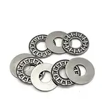 Hochgeschwindigkeitskugellager 10 Stück/Set Miniaturlager Stahl-Drucknadellager Ultra Shim-Drucklager AXK2035 + 2AS for Pipeline-System Rillenkugellager (Größe: 10 Stück, Farbe: AX (Color : AXK1024 1
