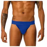 WKAYsIV Herren Bodysuit cooler, atmungsaktiver Doppel-Tanga mit mittlerer Taille für Männer Orientalische Dessous (Blue, M)