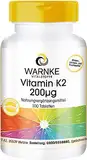 Vitamin K2 200μg - natürliches Menaquinon MK-7 - hochdosiert & vegan - 100 Tabletten | Warnke Vitalstoffe - Deutsche Apothekenqualität