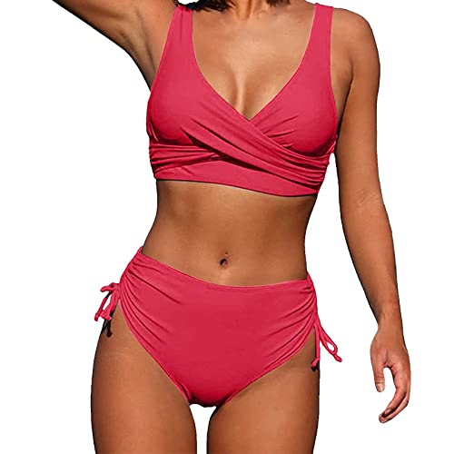 Generisch Damen Bikini Set Triangel Badeanzug Strand Ties Zweiteiliger Bademode Bikinihose Bikini Ohne Ausschnitt Bikini Unterteil Damen High Waist BüGel Bikini Damen Set Esprit