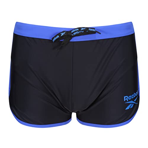 Reebok Herren Schwarz, niedrige Leibhöhe Badehose, L/XL