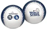 Rawlings Offizielle 2024 World Series Dueling Yankees vs. Dodgers | WS Dueling Ball | Weiß/Marineblau | Vinyl | Dueling