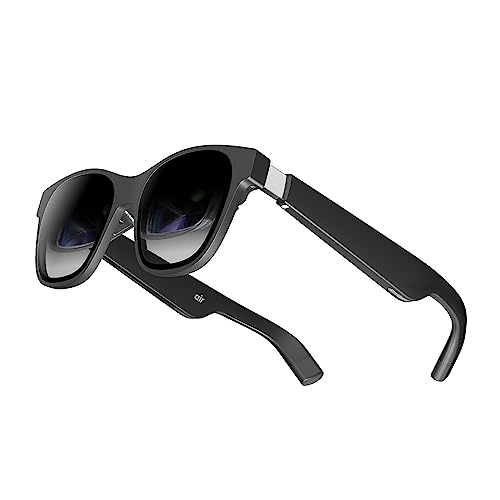 XREAL Air AR-Brille, Smart Glasses mit 201" Micro-OLED Virtual Theater, Augmented Reality-Brille, zum Anschauen, Streamen und Spielen auf PC/Android/iOS–kompatibel mit Konsolen