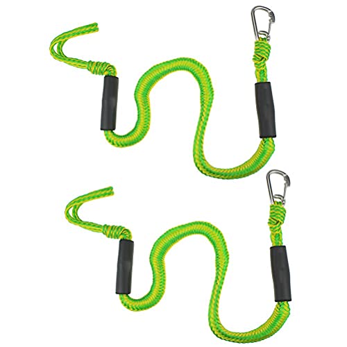 2 Pcs Bungee-Dock-Linien Festmacher-Seil Dehnbare Kayak-anlegestelle Bootszubehör Mit Perfektfür Jetski, Kajak, Ponton
