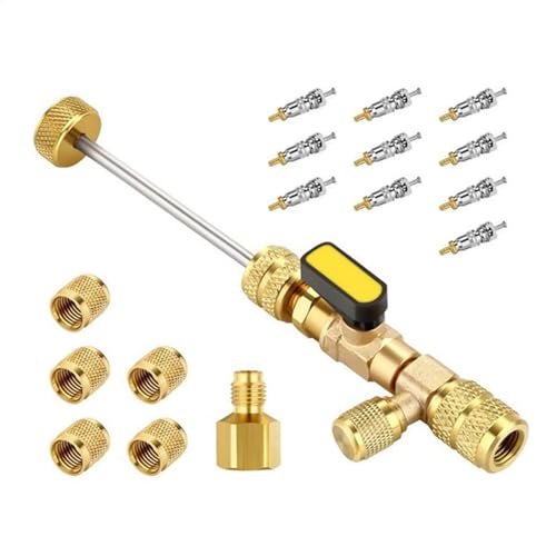 Ventilentfernungswerkzeug, Automobilkernabzieher, HVAC-Ventilentferner, Installateur Werkzeug, Hochleistungs-Service, Klimaanlagen-Reparatur für Kühlung, 15 x 8 x 1,5 cm