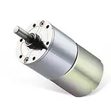 Greartisan DC 12V 150RPM Getriebemotor Hohe Drehmoment Elektrische Mikrodrehzahl Reduktion Getriebemotor Centric Output Welle 37mm Durchmesser Getriebe