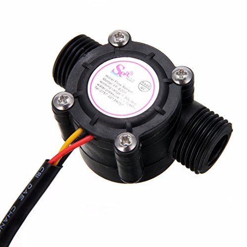 Hailege Water Flow Sensor G1/2" Water Flow Hall Sensor Switch 1-30L/min 1.75MPa Flow Meter Flowmeter Counter Water Flow Sensor