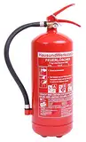 6 kg Pulver Feuerlöscher 12 LE mit Manometer (Dauerdrucklöscher GP-6X Instandhaltungsnachweis Feuerlöscher-Tauschsystem)