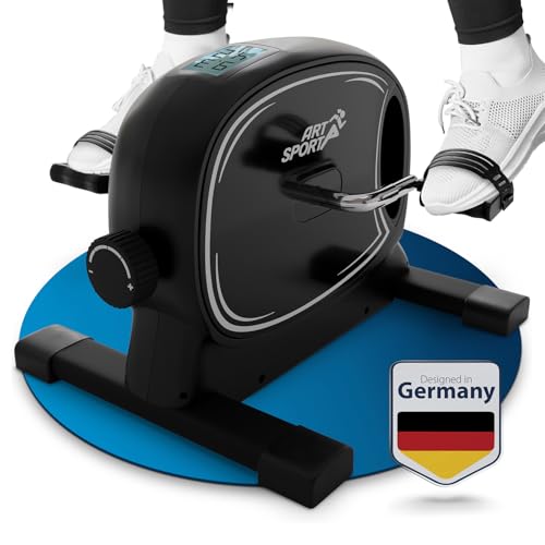 Juskys Pedaltrainer Sportivo - leiser Heimtrainer, Fitnessgerät, Senioren, Armtrainer, Beintrainer, Mini Fahrrad für Zuhause