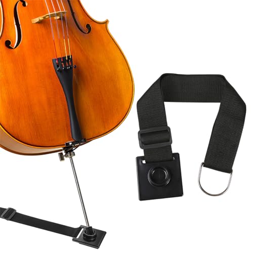 JTKREW 1 Stück Cello Anti Rutsch Gürtel,Cello Anti Rutsch Stopper,Cello rutschfeste Halter,Cello Ankerhalter,Cello Stachelanker mit Rutschfestem Schwamm für Cellisten-Übungsleistung