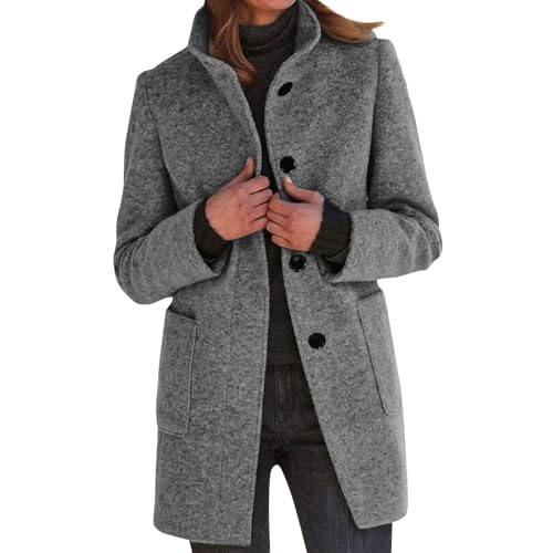 Wintermantel Weiss Damen Wintermantel Grau Softshelljacke 134 Winterjacke Damen Mantel Loungewear Damen Damen Sweatjacke Schietwetter Jacke Damen Wintermantel Damen Wolle Elfenbein 2Xl