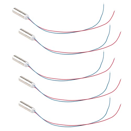 5 Stück 14500 U/min Wasserdicht, Vibrationsmotor 12 V Vibrationsmotor Zylindrischer Kernloser Mikro-Vibrationsmotor für Massagegerät
