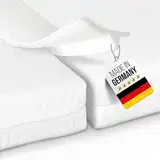 Rosenkern® Liebesbrücke für Matratzen 200 x 25 - Qualität aus Deutschland - Matratzen-Ritzenfüller mit extra Frotteebezug - Love Bridge for Bed - Matratzenkeil für Matratzen & Topper ab 5 cm