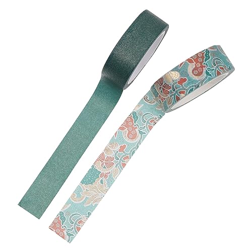 COHEALI 4 Stück Klebebandtasche Tagebuch Washi-tape Diy Klebeband Fotoalbumband Buchstaben Dekorationsband Planerband Briefklebeband Blumendekor Dekorative Oberfläche Papier Empfindlich