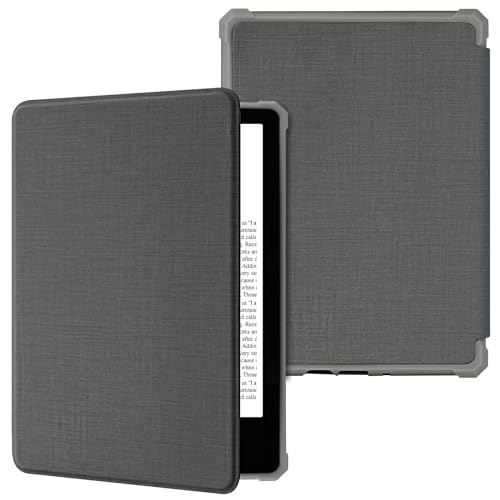 KBCASE Hülle für 6,8" Kindle Paperwhite (11. Generation 2021) & Kindle Paperwhite Signature Edition, Kindle Paperwhite 11. Generation Hülle Case mit Auto Sleep/Wake (Modell Nr. M2L3EK/M2L4EK), Grey