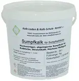 Sumpfkalk/Kalkfarbe/Streichkalk, allergiefreundlich, pilzhemmend, 1 kg für ca. 14 qm