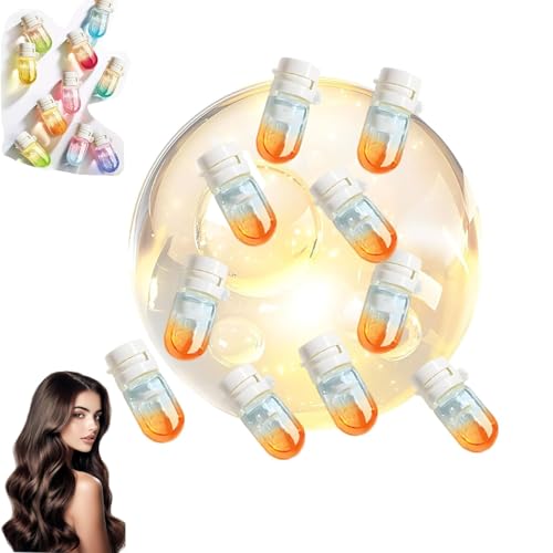 Parfum & Haaröl 2-in-1-Avocado pflegende & glänzendes Öl, für krauses, trockenes, beschädigtes Haar, 10 Pcs Haarparfüm für Frauen, Mini duftende Haaröle (Oriental Orange Taste)
