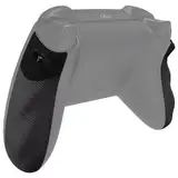 eXtremeRate Flexor Trigger Stop Kit für Xbox Series X/S Controller, rutschfeste Struktur Gummi Griffe Gehäuse & Trigger Stopper Grips Kit für Xbox Core Controller-Diamond Textured Schwarz