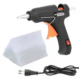 TNOMSNO Heißklebepistole, 20W Heissklebepistole mit 60 Stück Heißklebesticks 7mm x 100mm Mini Heißklebepistolen Klebepistole Set, Klebepistole für DIY, Handwerk und Schnelle Reparaturen