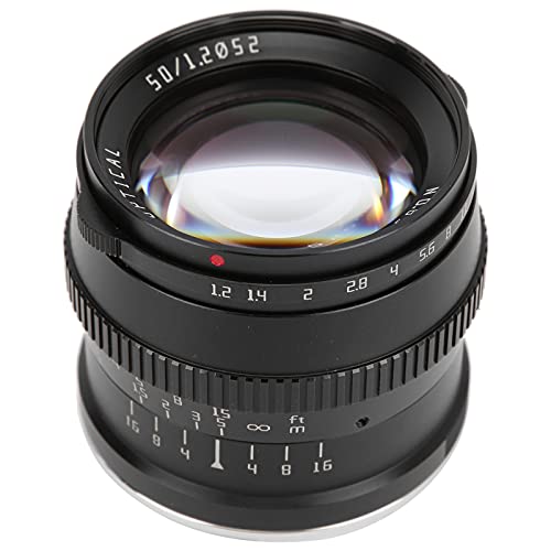 50mm F1.2 L Objektiv, L Mount manuelles Objektiv mit Großer Blende, Kompatibel mit Leica SL/SL2/SL2S Kamera, Optisches Glas mit Großer Blende für Portraits, Skizzenfotografie