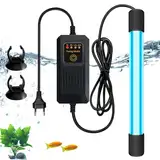 Aquarium Uv Sterilisator Licht Mit Timer, 13w Aquarium Uv Licht, Wasserdichter Uv-Sterilisator, Zuhause Uv Sterilisator Lampe, Uv Klärer Aquarium Für Reinigung Von Aquarien Aquarium Pools Fishbowl