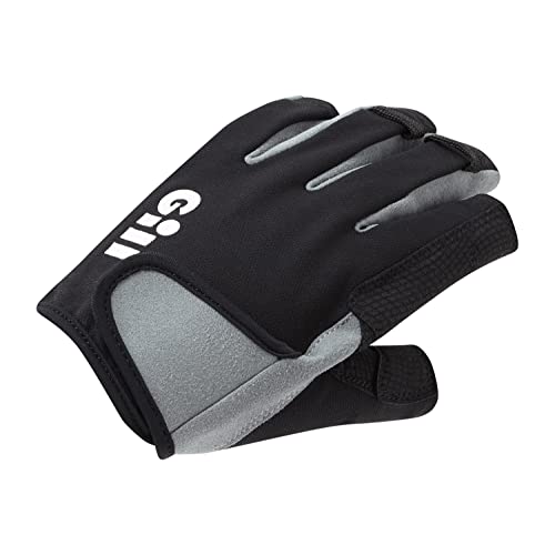 Gill Deckhand Segelhandschuhe – Kurzer Finger mit ¾ Langen Fingern – 50+ UV-Sonnenschutz und Wasserabweisend