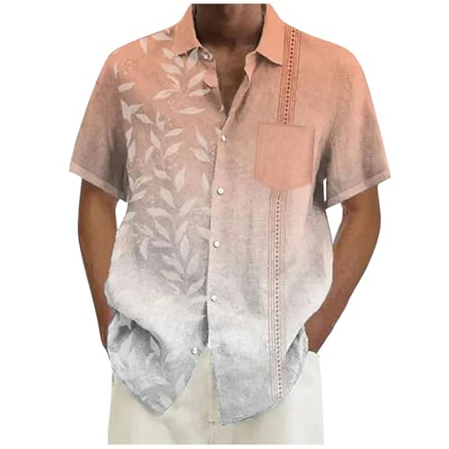 Leinenhemd Herren Kurzarm Hemd Button Down Regular Fit Freizeithemden Sommer Strand Leinen Shirt Hawaiihemd Blau Herren Meine Bestellungen Anzeigen 2025 Bis Jetzt Sendeverlauf