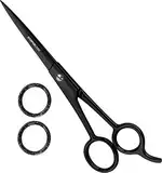 Utopia Care 6,5 Zoll Friseurschere aus rostfreiem Stahl - Professionelle Schere zum Trimmen von Haaren und Bärten - Scharf, langlebig (Schwarz)