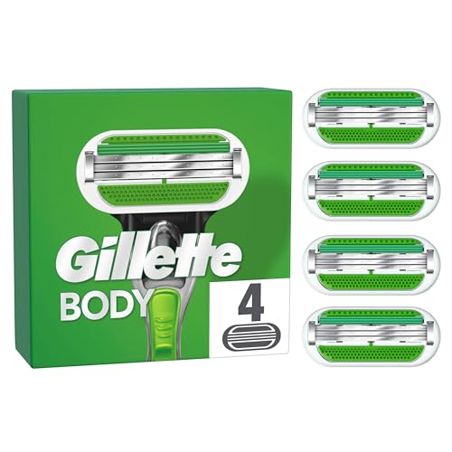 Gillette Body Rasierklingen, 4 Stück