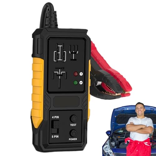 Relais Tester | Automobil Relais Prüfgerät | 12-Volt Diagnosegerät für Fahrzeugreparaturen Batterietests Schaltungstests Sicherungsprüfung Anhängerwartung