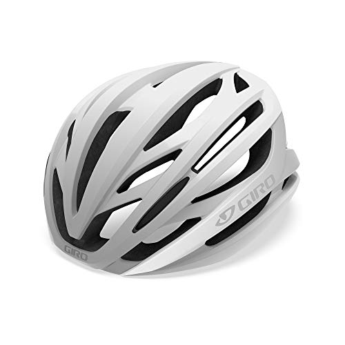 Giro Unisex – Erwachsene Syntax MIPS Fahrradhelm Road, Matte White/Silver, XL (61-65cm)