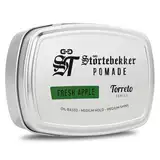 NEU: Störtebekker® Premium Pomade Ölbasiert Fresh Apple - Pomade Herren "Torreto Series" - Mittlerer Halt - Mittlerer Glanz - Haarwachs 125ml - Barbershop Haarpomade - Haarstyling Made in Germany