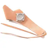 wellenshop Segelmacherhandschuh für Linkshänder mit Daumenschlinge u. Stichplatte zum Schnüren Weiches Leder Segel-Reparatur Segel-Werkzeug