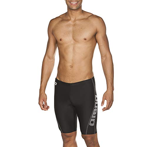 Arena Byor Evo R Herren Strand & Pool Jammers, Herren Jammer aus schnell trocknendem, chlor- und salzresistentem MaxFit Eco-Gewebe, UPF 50+ UV-Schutz, Herren Badehose, Vorderseite teilweise gefüttert