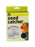 Prevue Pet Products 821B Vogelfutterfänger, Netz, Schwarz, Größe M/20,3 cm