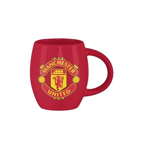 FOCO offiziell lizenzierte Tee-/Kaffeetasse mit Fußball-Nationalmannschaften, groß, aus Keramik (Manchester United FC)