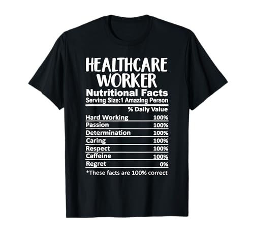 Gesundheitsfachkräfte Nährwertangaben Lustig T-Shirt