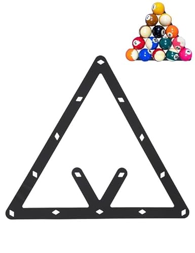 ZLXHDL Billard Dreieck, 6 Stück Magic Rack Billard Triangle, Set mit Magic Ball Rack Pro. Perfekt für Rack 8, 9 und 10 Ball Combo Pack.