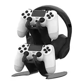 DoYo Halterung Controller,Universal Headset Halterung,Weiches Silikonpad&StabilitäT Controller Halter,Metallmaterial Game Controller For Ps4, Xbox 1, Xbox 360, Xbox Series X, Ps3, Ps5, Nintendo Switch