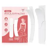 160pcs Fashion Tape Doppelseitig Transparent, Doppelseitiges Klebeband Kleidung, Ganztägige Klebekraft Und Sanft Zu Haut Und Stoffen, Transparente Farbe Für Alle Hauttöne, Body Tape