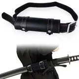 HOMURY Katana Schwerthalter mit 105cm Gürtel Robuster Gürtel für bequemes Tragen Perfektes Cosplay und Samurai-Enthusiasten Zubehör für Nachstellungen Hochwertiges Accessoire für Samurai-Fans