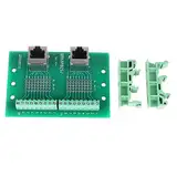 Ethernet-Anschluss-Breakout-Board Schnelle Übertragung DIN-Schienenmontage RJ45-M2-Klemmenblock Langlebiges Material für Heimunternehmen