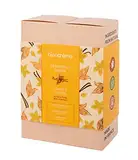 Blancrème - Geschenkset 3 Körperpflegeprodukte Vanille & Tonka: Duschgel, Peeling & zartschmelzende Körpercreme bis zu 98% Inhaltsstoffe natürlichen Ursprungs